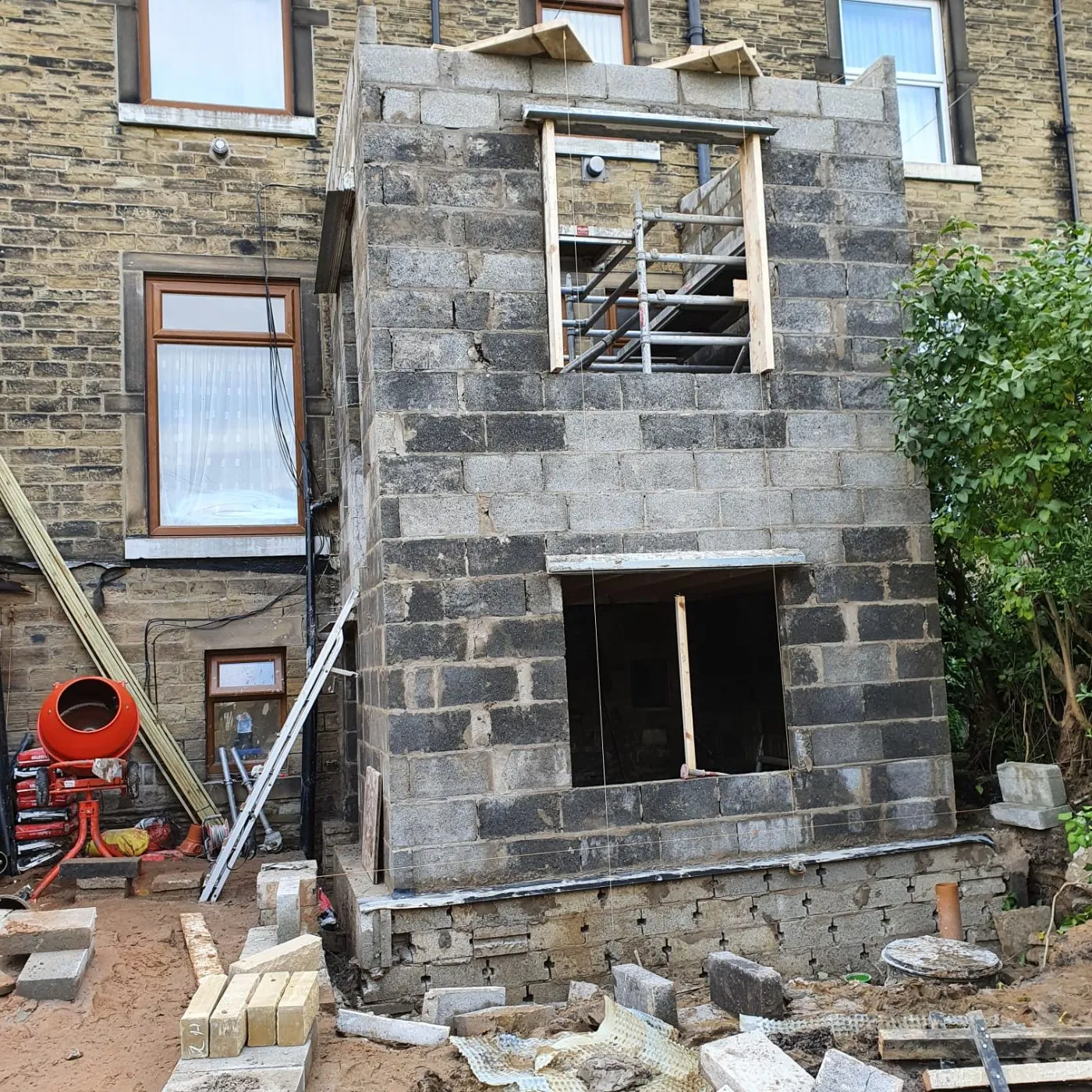 Build photo 2 of 10: Two-storey stone extension in Sheffield