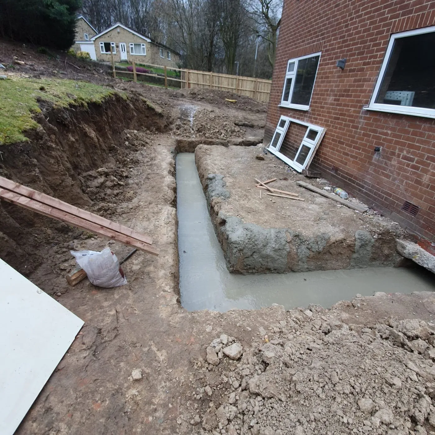 Build photo 2 of 9: Two-storey rear extension in Huddersfield
