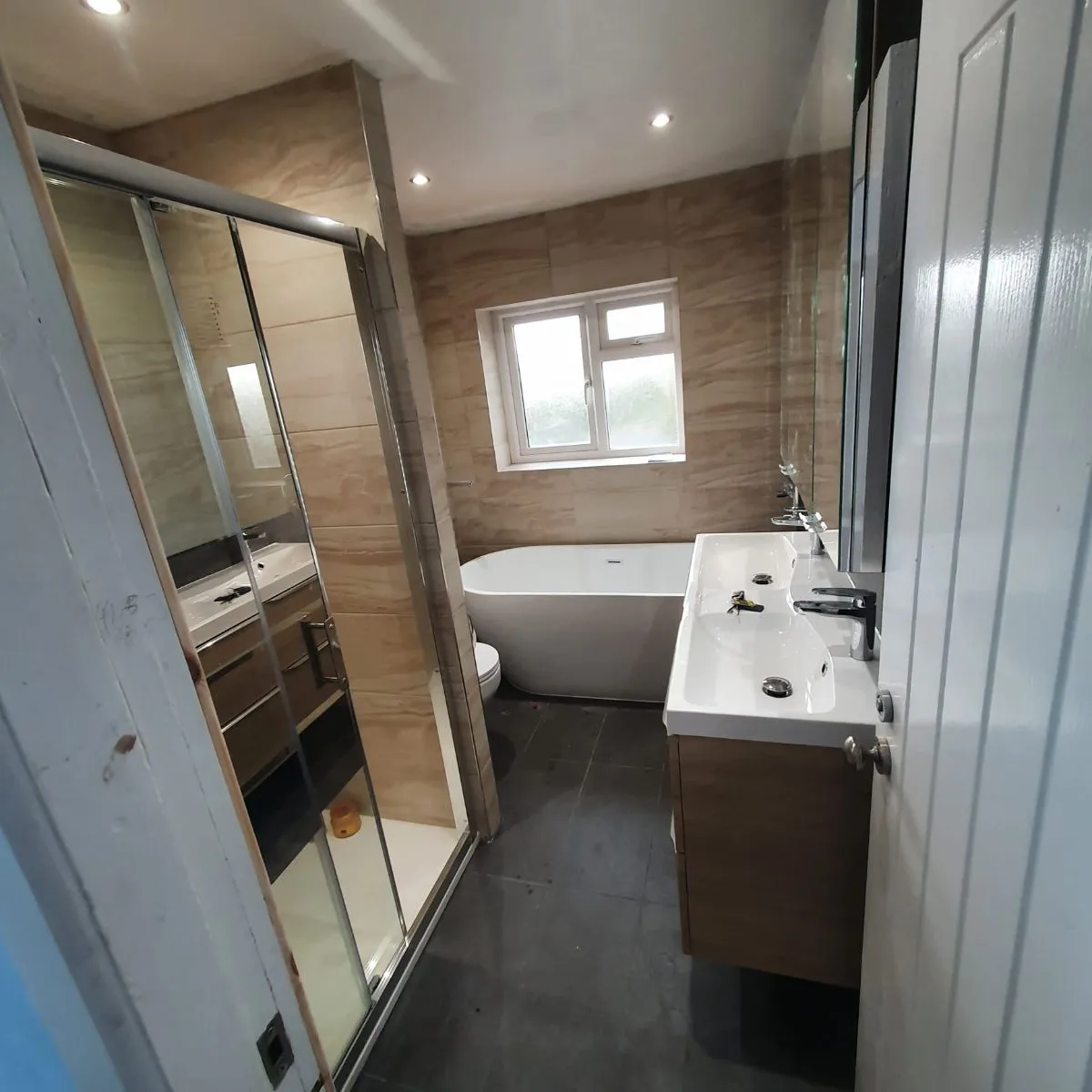 Photo 7 of 10: Bathroom refit with freestanding bath in Halifax