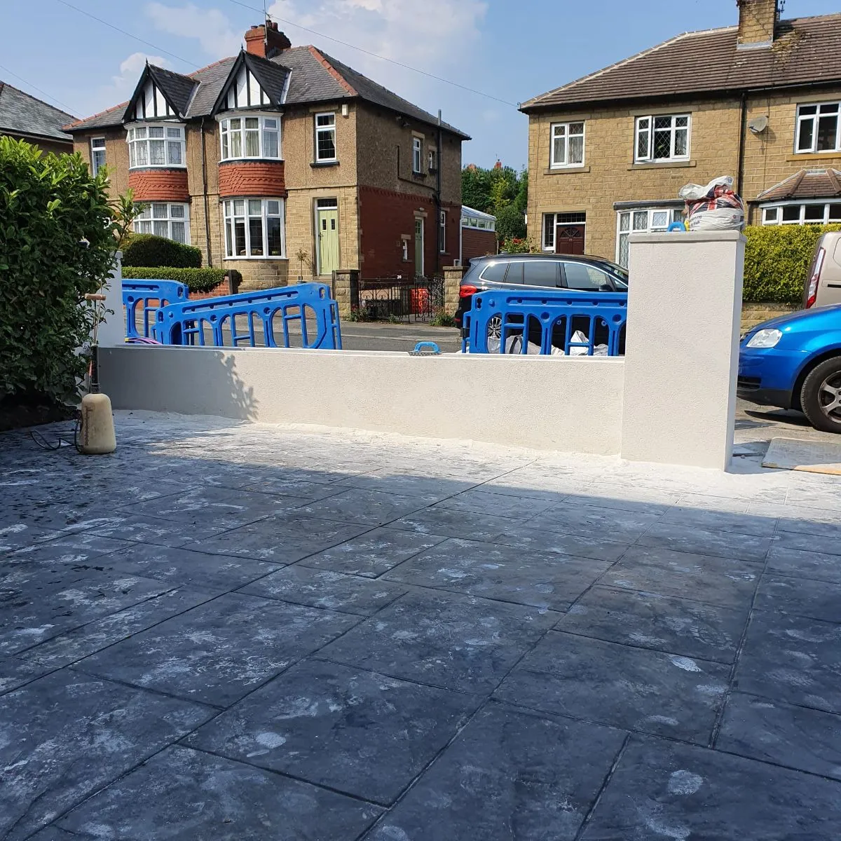 Photo 8 of 8: Garden wall and pillar rendering